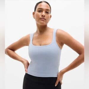 Athleta Transcend Square Neck Crop Sports Bra D-DD